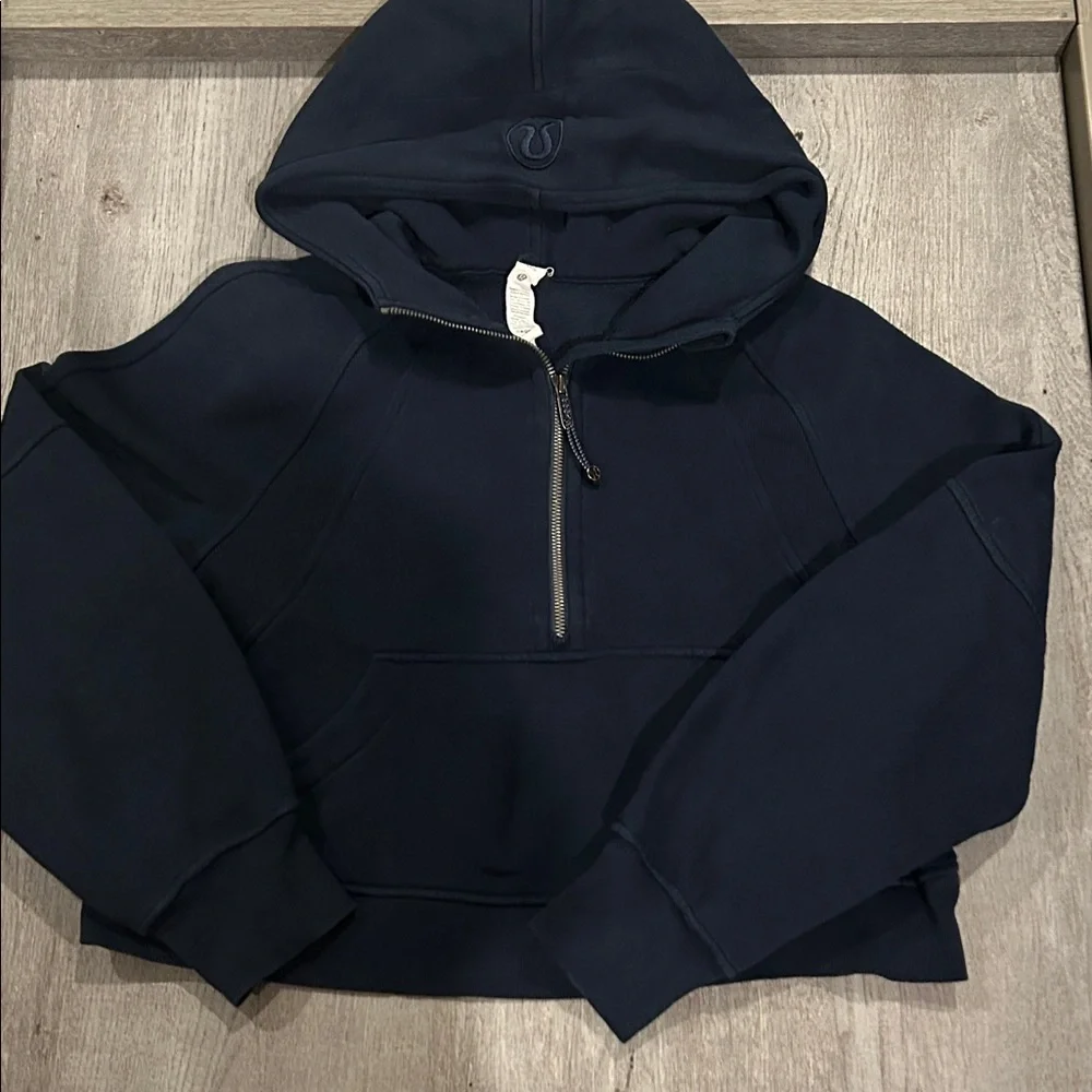 lululemon athletica Navy Blue Scuba Hoodie - Picture 1 of 2